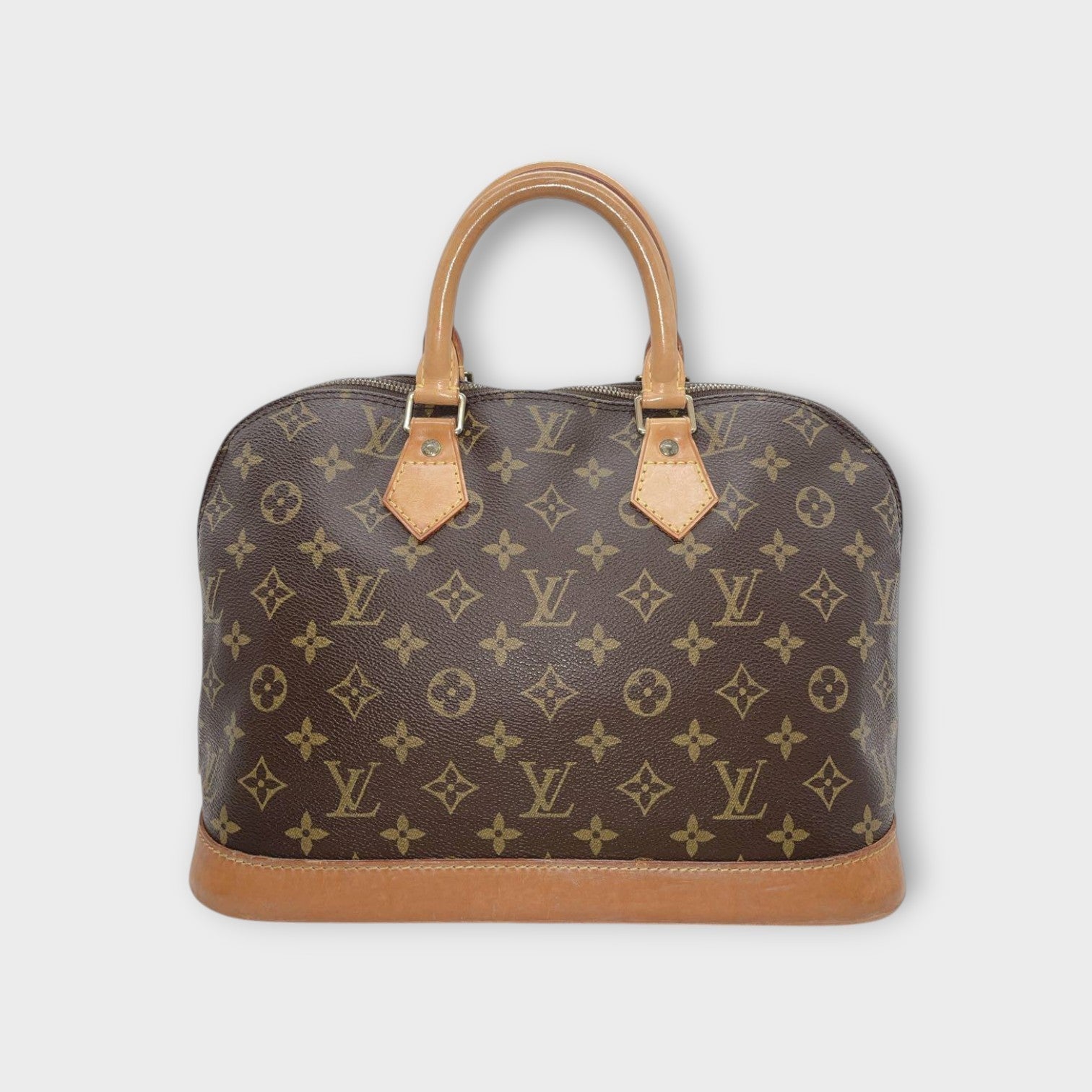 Louis Vuitton Alma PM 2Way Handbag Monogram M51130 Brown Leather 【A】