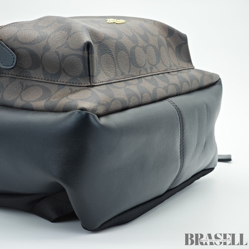COACH Charlie Signature Backpack Brown color for Men and Women