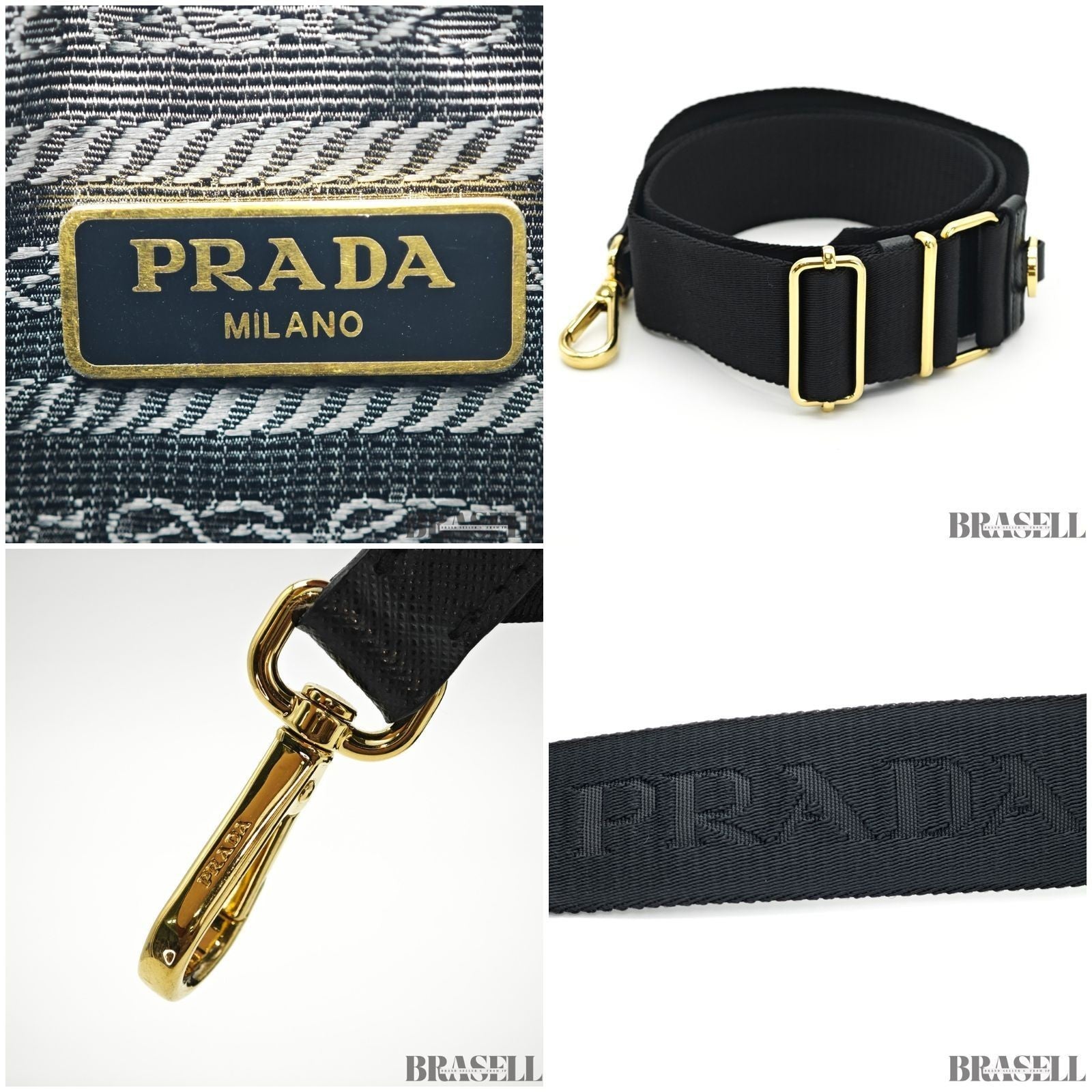 PRADA Re-Edition 2005 Saffiano 1BH204 Handbag Chain Nero Black Leather