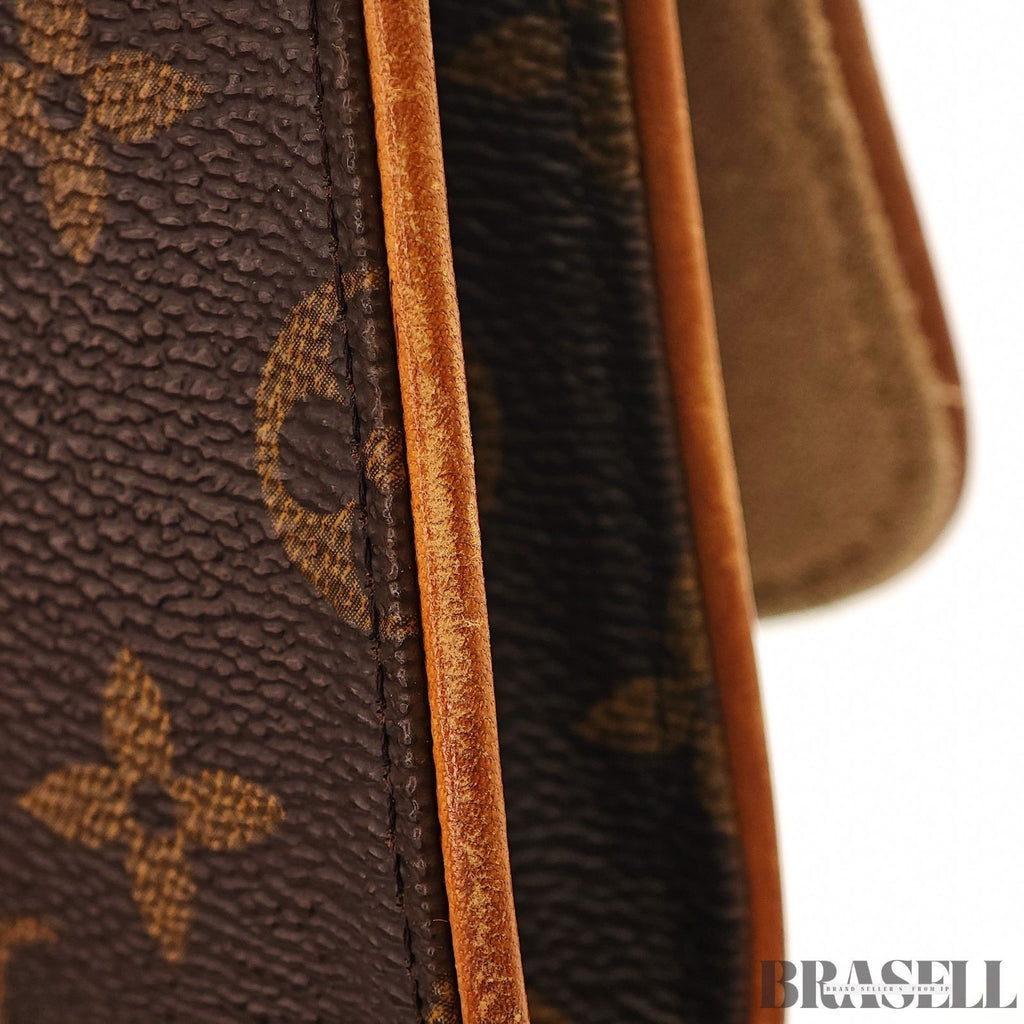 LOUIS VUITTON Pochette Twin GM 2Way Shoulder Bag Monogram Brown Spain CA0030