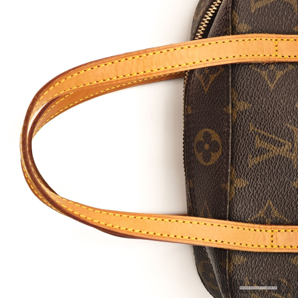Louis Vuitton Spontini M47500 Monogram Handbag Shoulder Bag 2Way Brown
