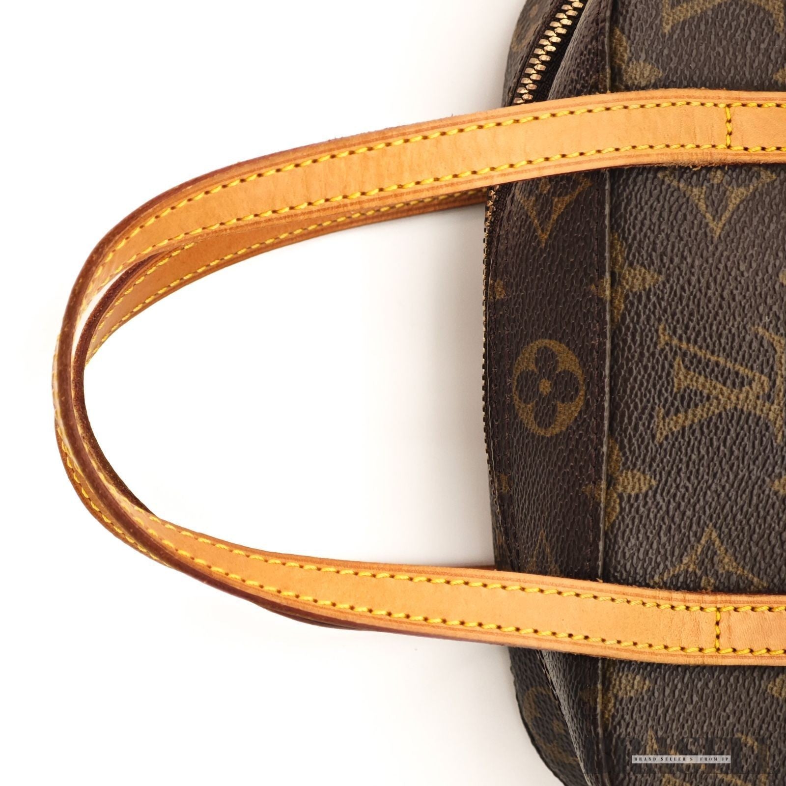 Louis Vuitton Spontini M47500 Monogram Handbag Shoulder Bag 2Way Brown