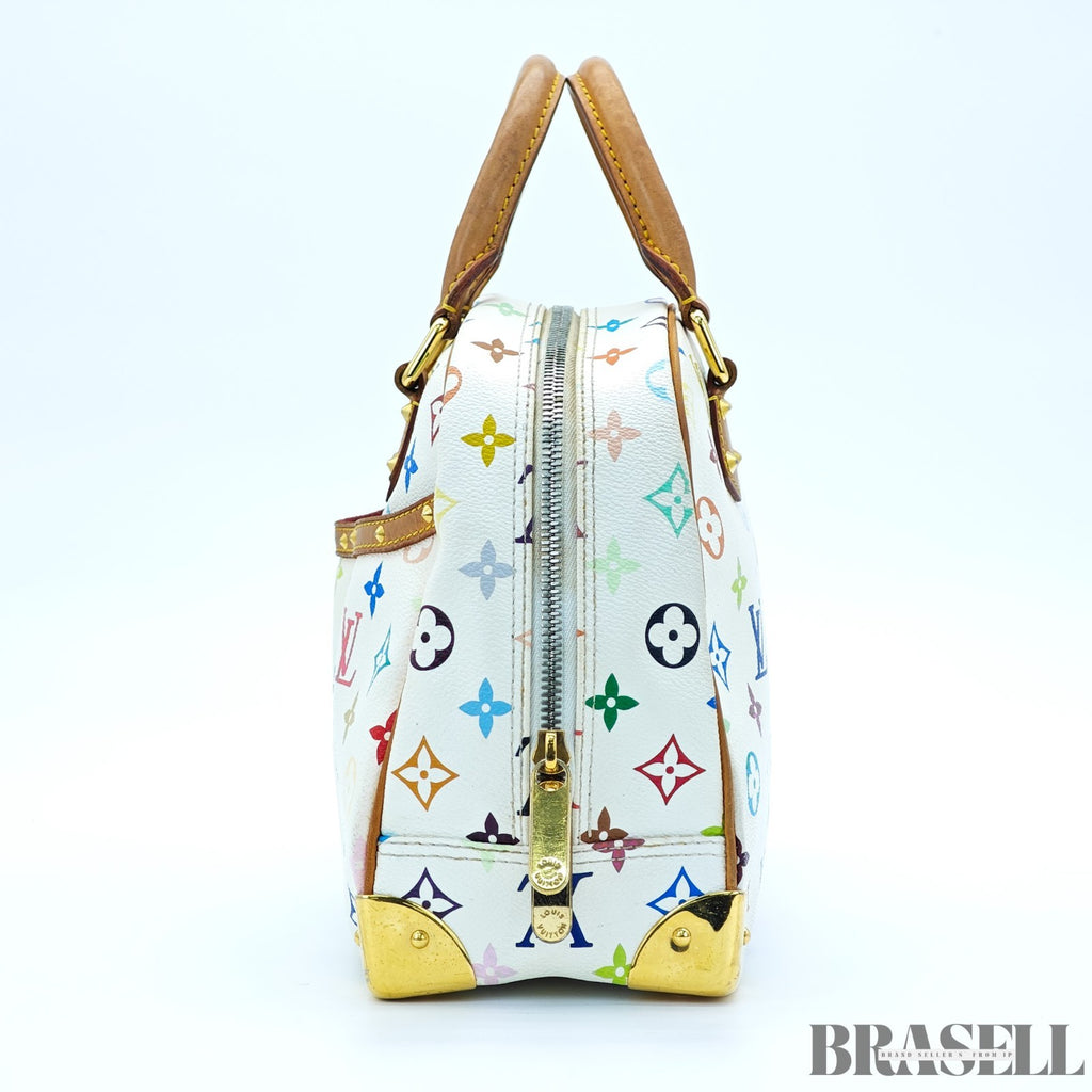 LOUIS VUITTON Trouville Bag M92663 Monogram Handbag Multicolore Blanc