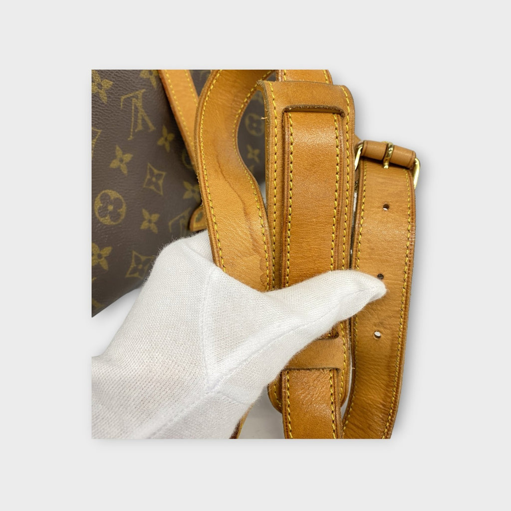Louis Vuitton Shoulder Bag Monogram Saumur 35 M42254 Brown Leather Canvas 【B】