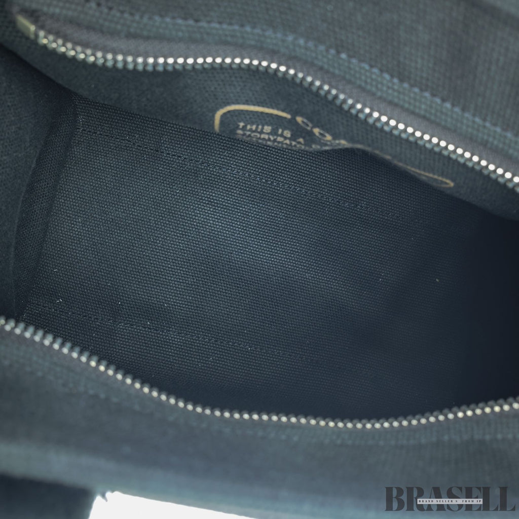 COACH Cargo Tote Bag Embroidered Black for Men and Women