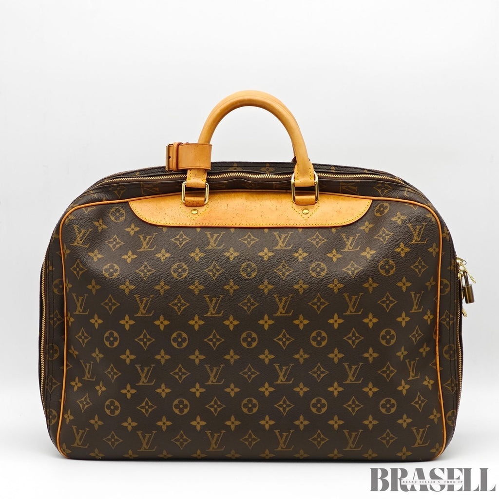 Louis Vuitton Alize 24 Heures Monogram M41399 2way Handbag Shoulder Bag Brown