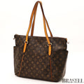 LOUIS VUITTON Totally MM M41015 Monogram Canvas Shoulder Bag Tote Bag Brown