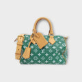 Louis Vuitton Monogram Speedy P9 Bandoulière 25cm Boston Bag M24423 Green 【A】