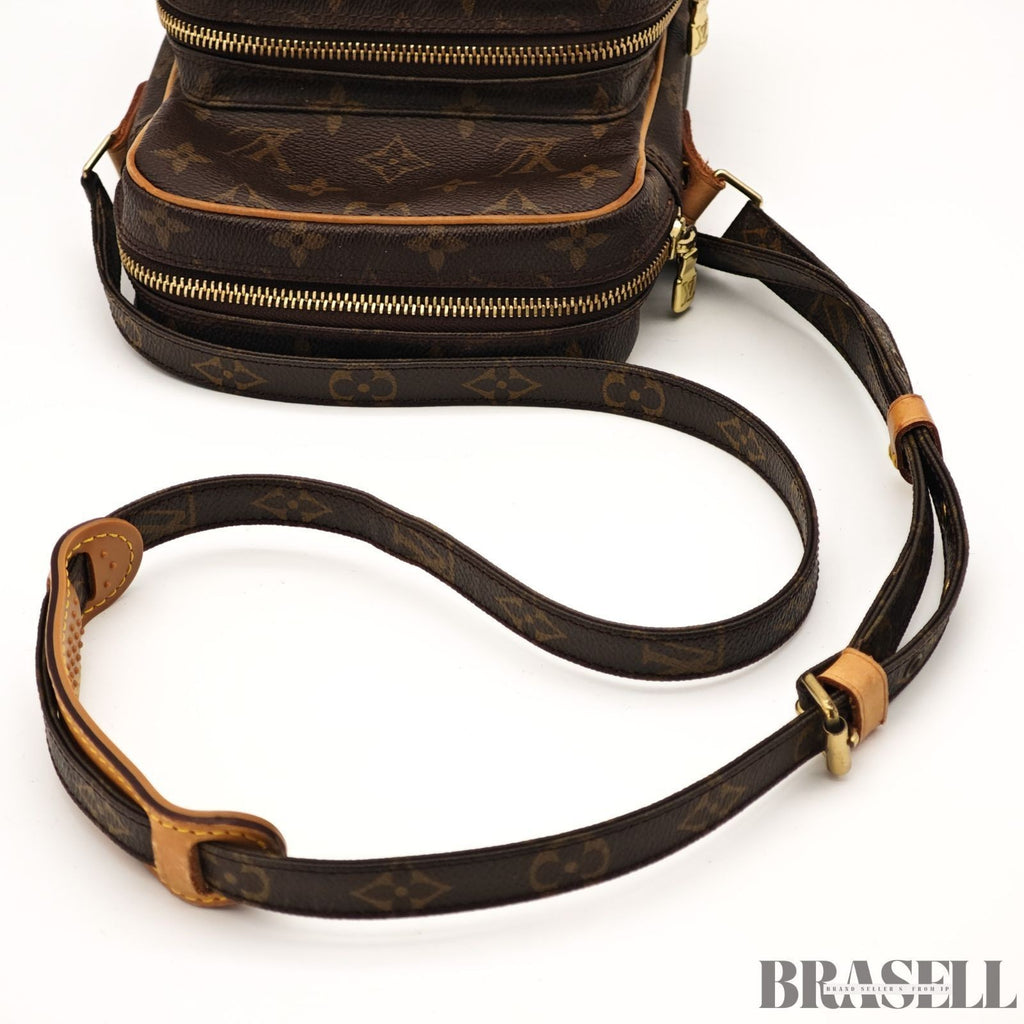 LOUIS VUITTON Amazon Crossbody Shoulder Bag Monogram Leather Brown M45236 Women