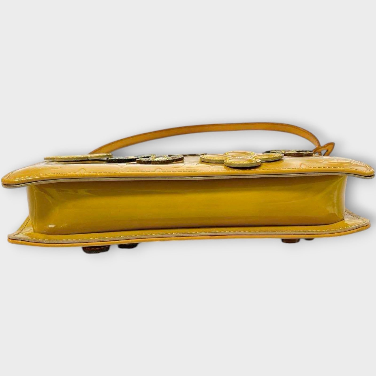 Louis Vuitton Monogram Vernis Flower Lexington Handbag Clutch
