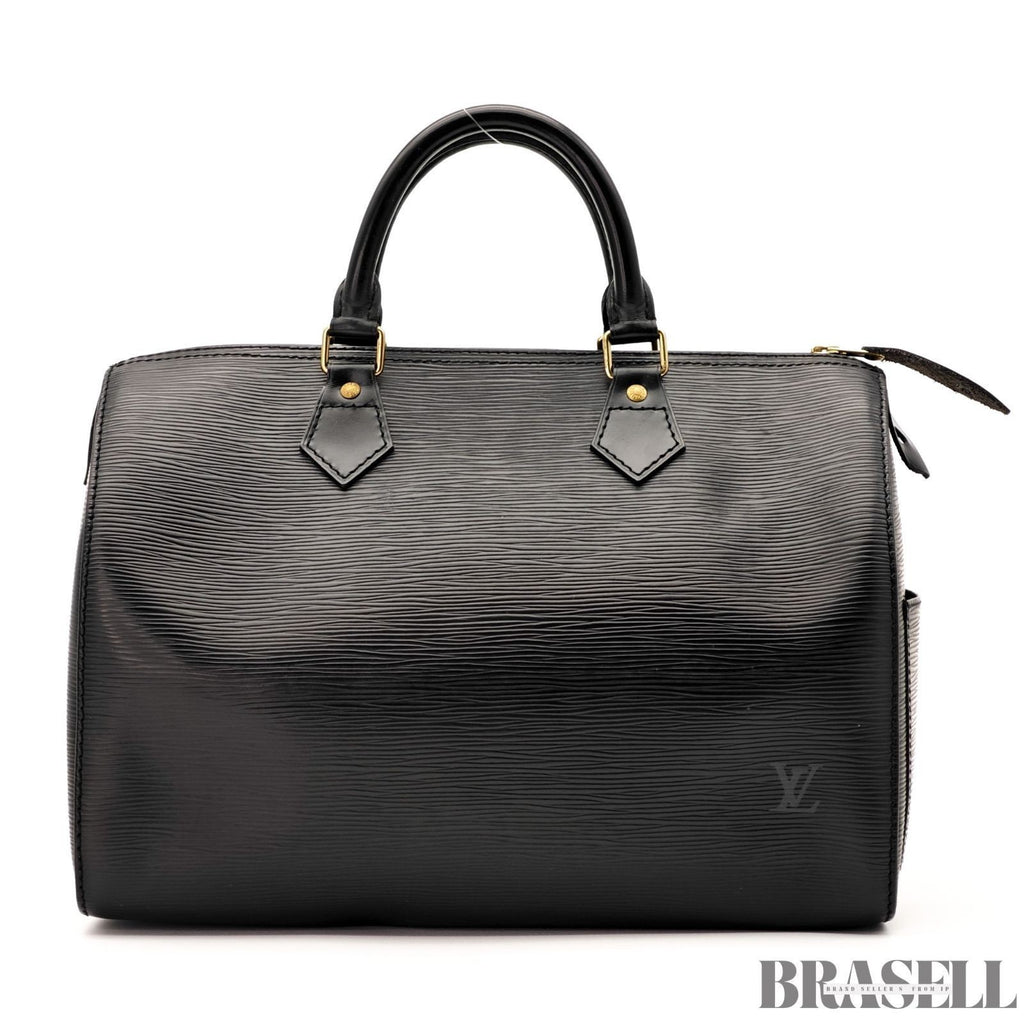 Louis Vuitton Speedy 30 Epi Leather Noir Handbag Mini Boston Bag M59022 France