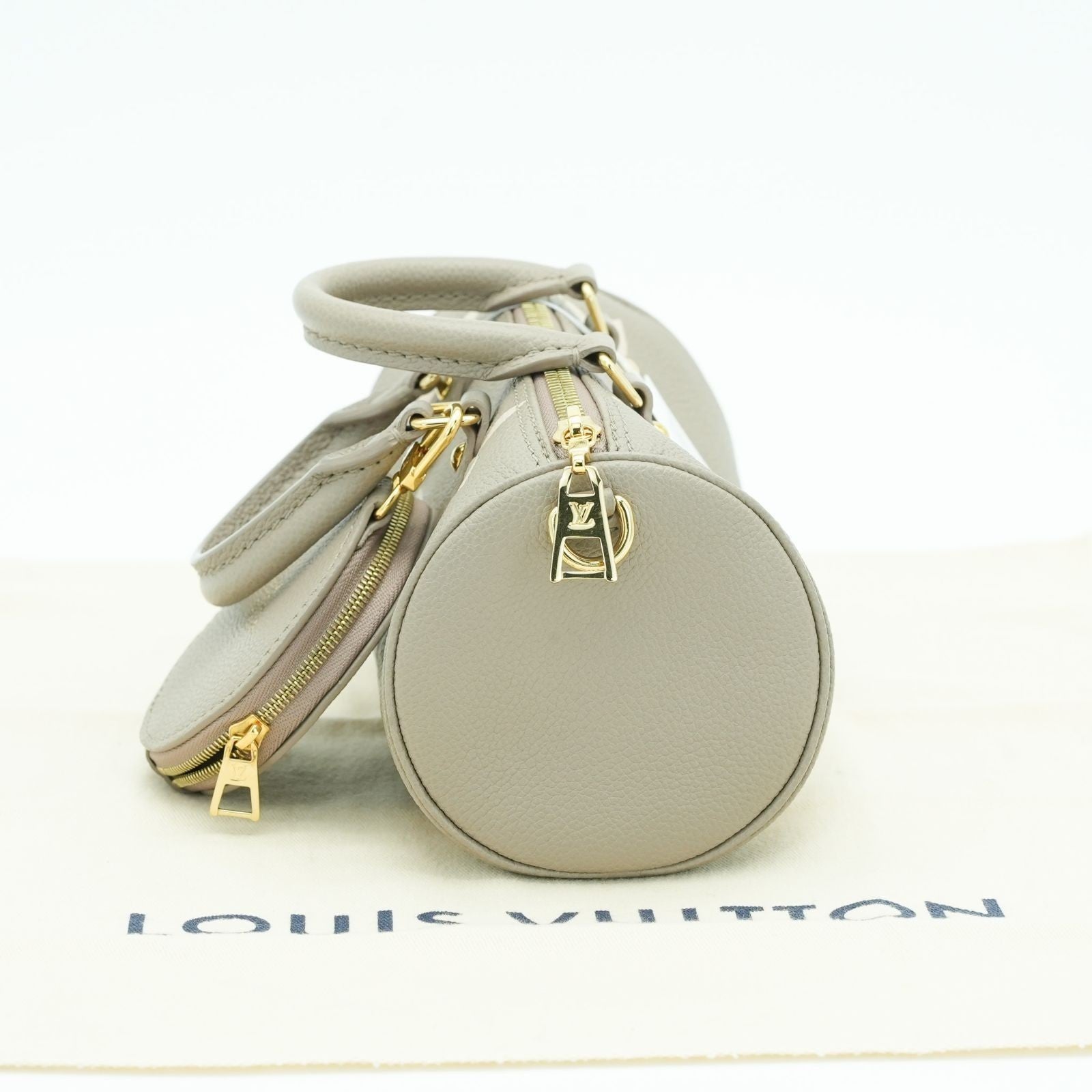 LOUIS VUITTON Empreinte Giant Papillon BB M46031 Handbag Beige Tourtière Cream