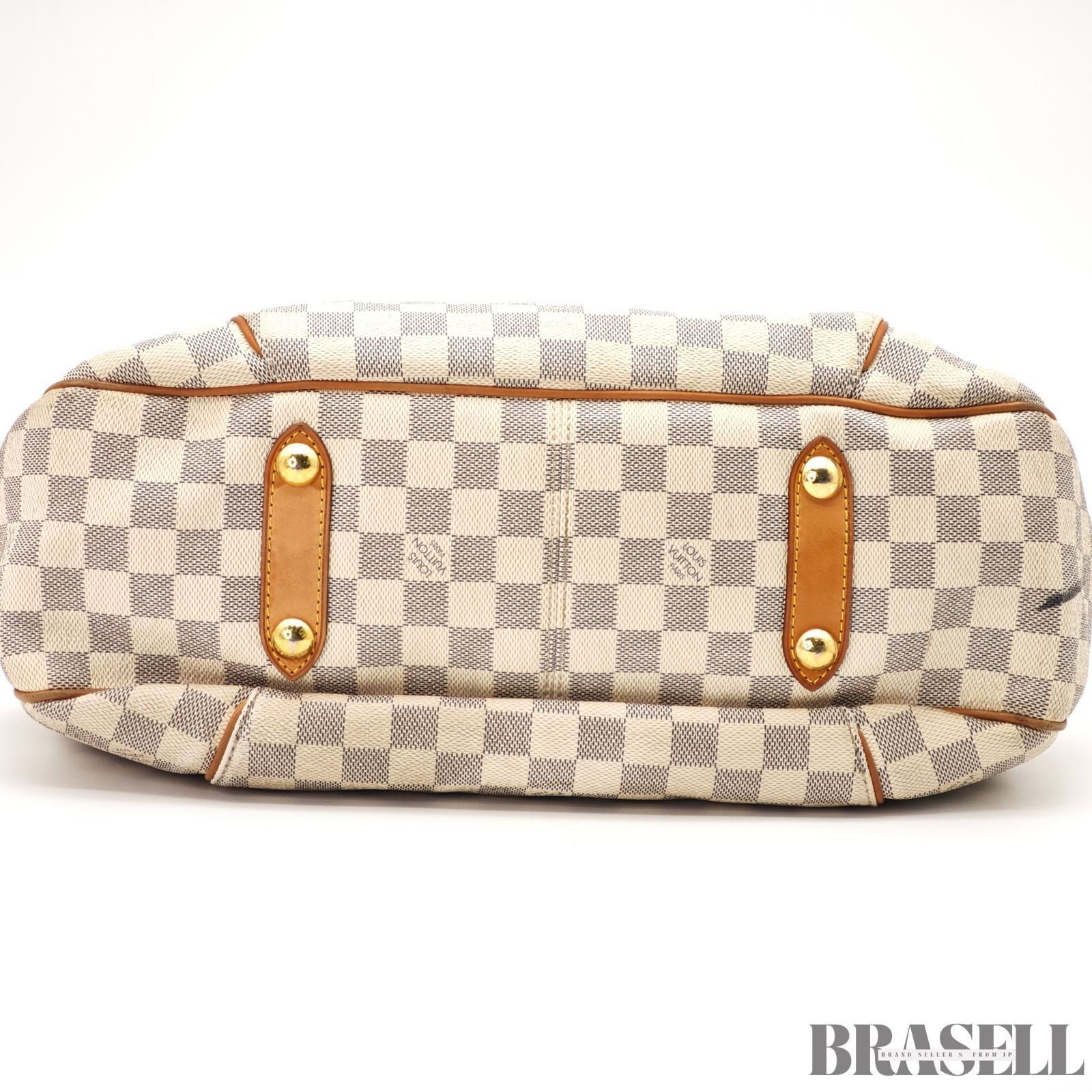 Louis Vuitton Galliera GM N55216 Damier Azur Canvas Tote Bag Handbag White