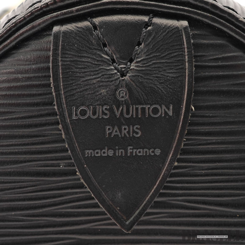 Louis Vuitton Speedy 30 Epi Leather Noir Handbag Mini Boston Bag M59022 France