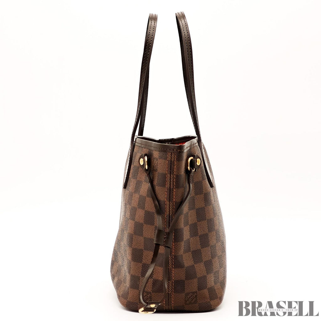 Louis Vuitton Neverfull PM N51109 Handbag Tote Bag Large Capacity Work Brown