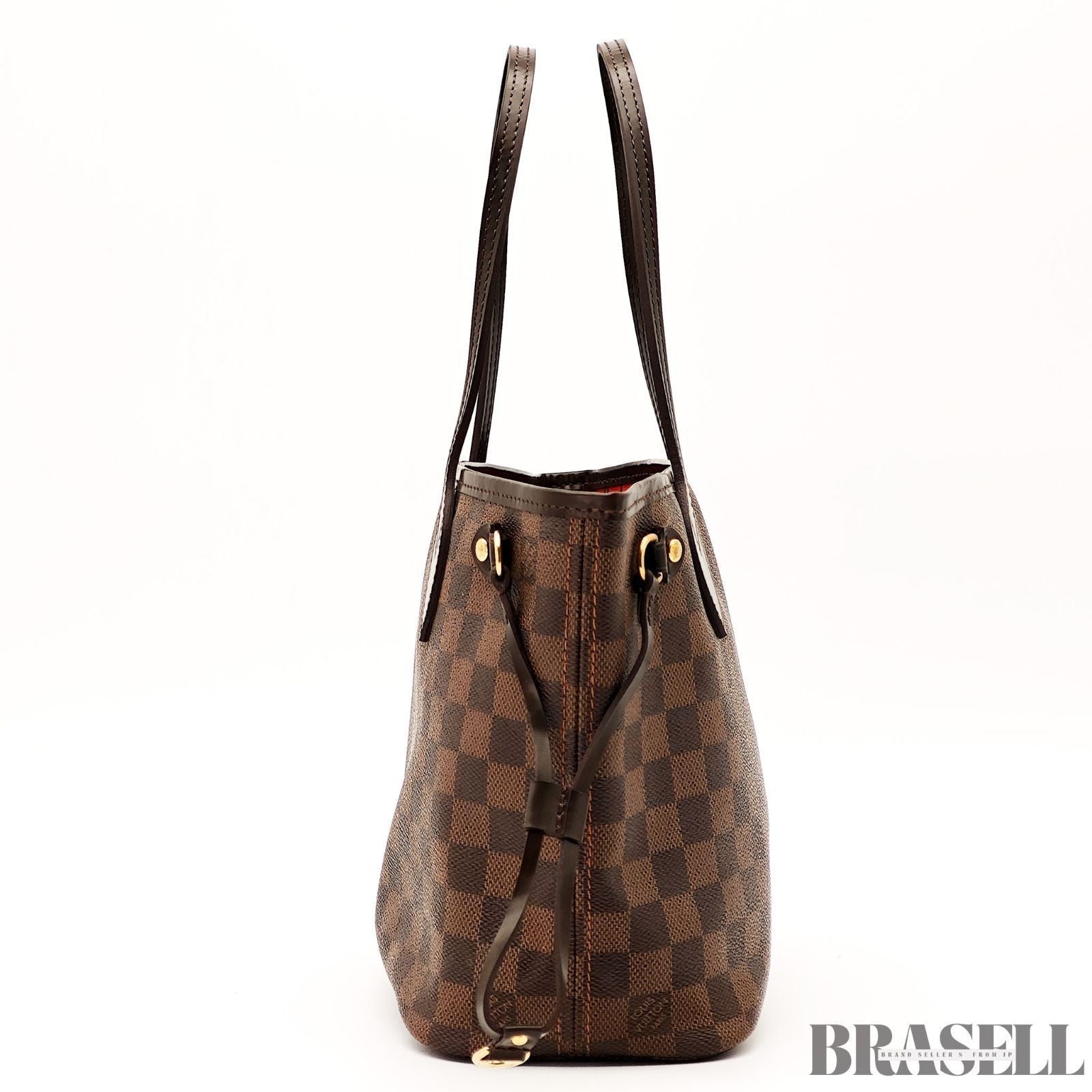 Louis Vuitton Neverfull PM N51109 Handbag Tote Bag Large Capacity Work Brown