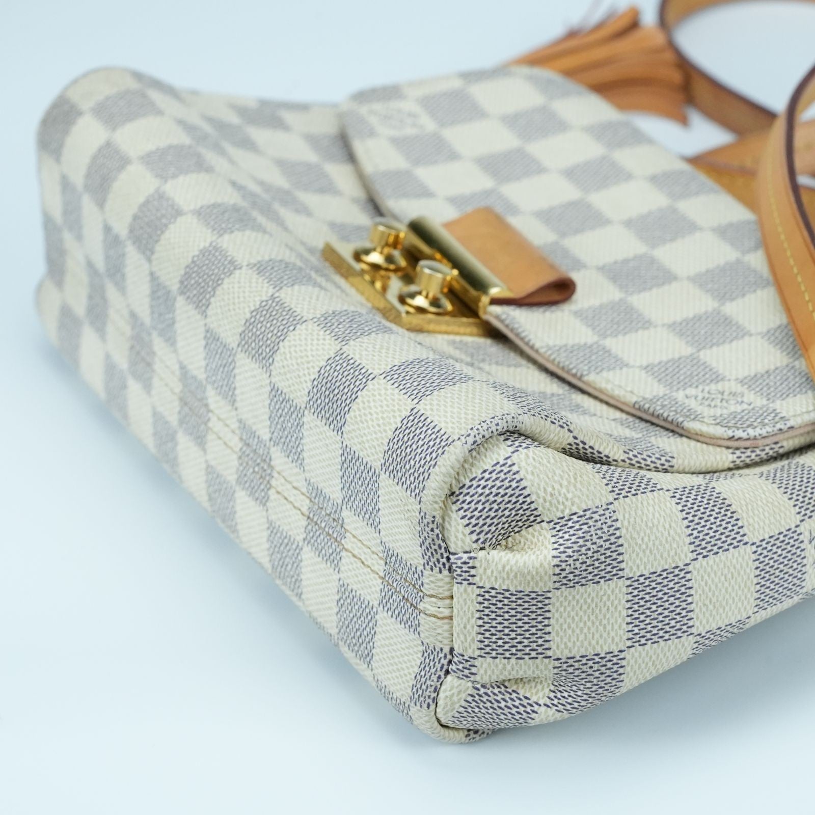 LOUIS VUITTON Damier Azur Croisette Handbag Shoulder Bag N41581