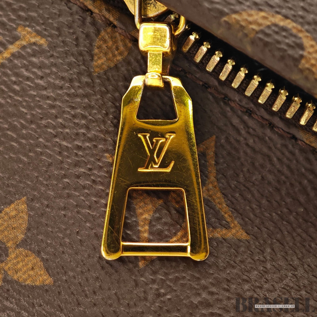 LOUIS VUITTON Monogram Bum Bag Canvas M43644 Brown Crossbody Bag Auth