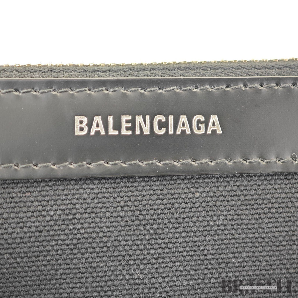 BALENCIAGA Navy Cabas XS 390346-1000 Handbag/Shoulder Bag 2-Way Black
