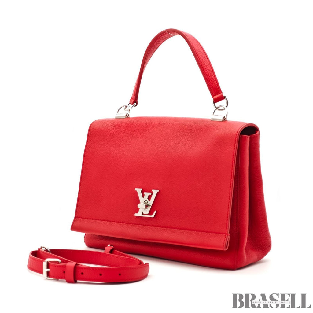 Louis Vuitton Lockme II Cartable M50249 Handbag Shoulder Bag 2Way Dahlia