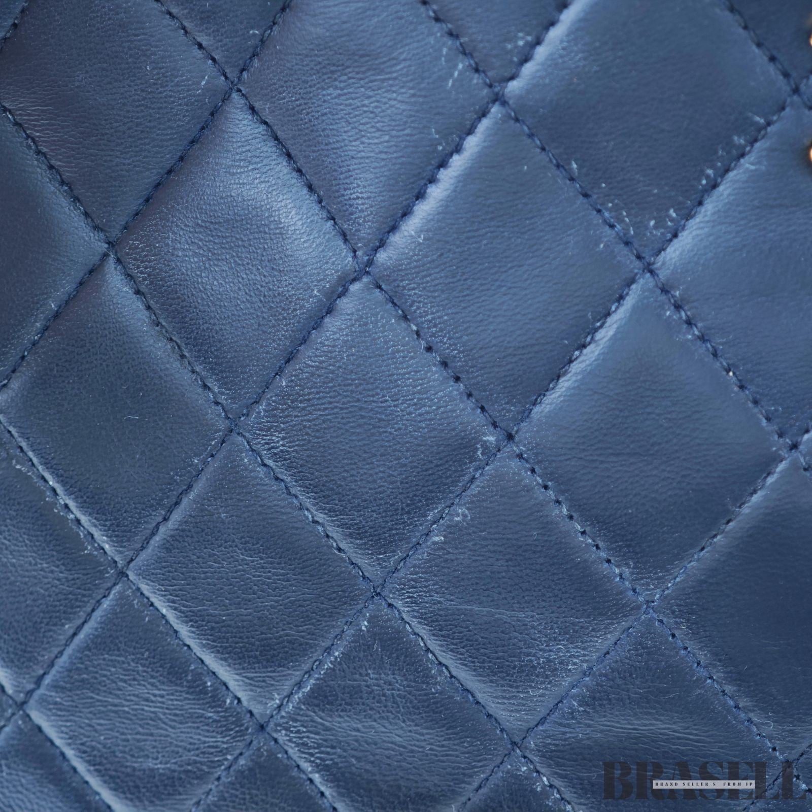 Borsa a mano Chanel Matelassé Coco Mark a 2 vie in pelle di agnello borsa a...