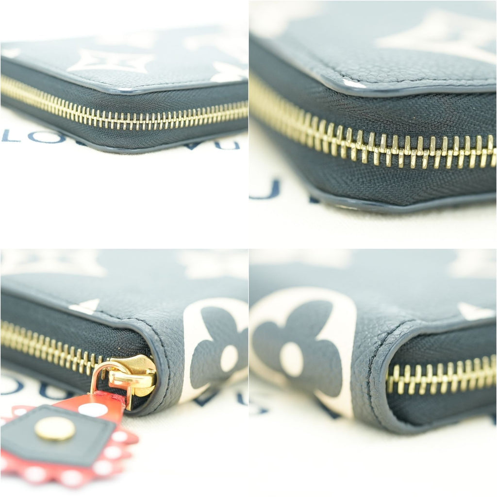 LOUIS VUITTON Empreinte Giant M69698 Long Wallet Zippy Wallet Black