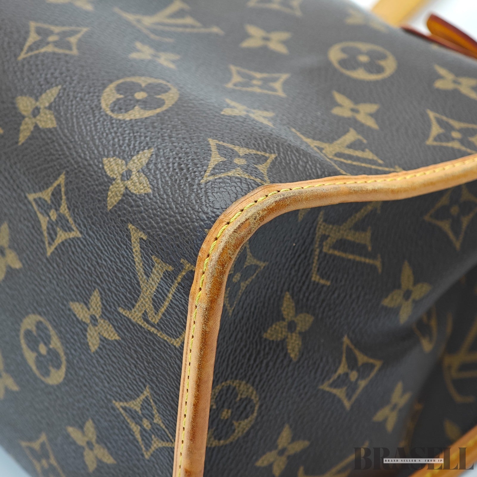 LOUIS VUITTON Popincourt Au Tote Bag Monogram M40007 Canvas Brown