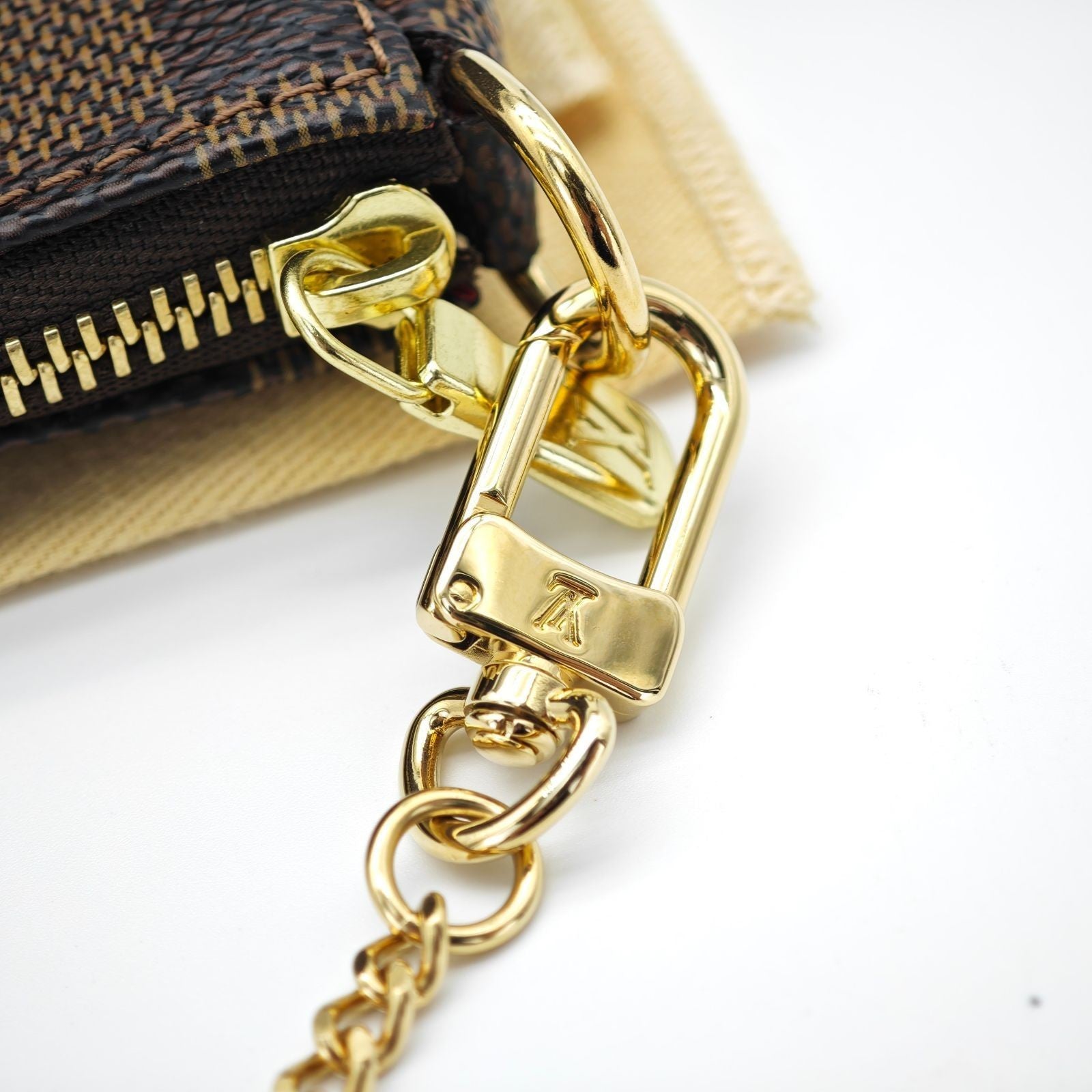Louis Vuitton Damier Mini Pochette Accessoires Bag Brown Women’s N58009
