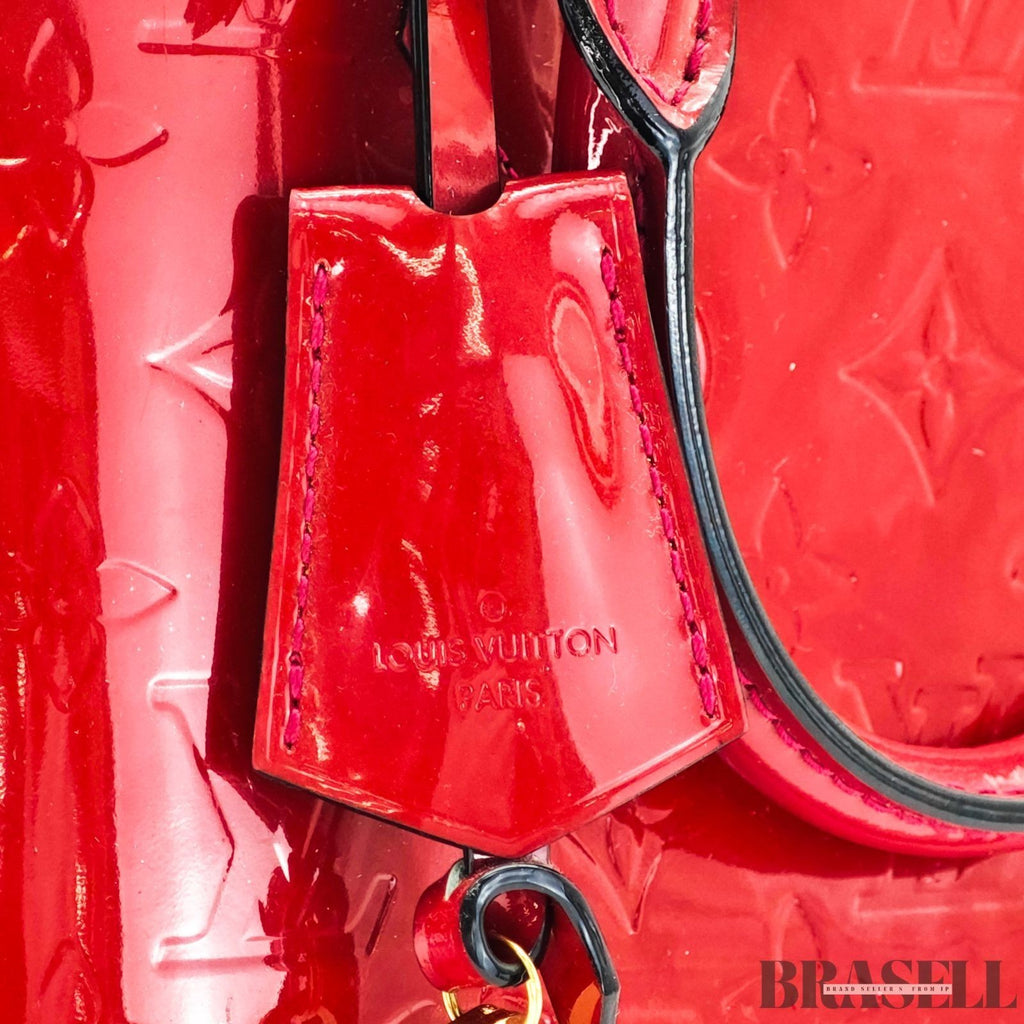 Louis Vuitton Alma BB M91171 Handbag Shoulder Bag 2Way Rose Andian Woman