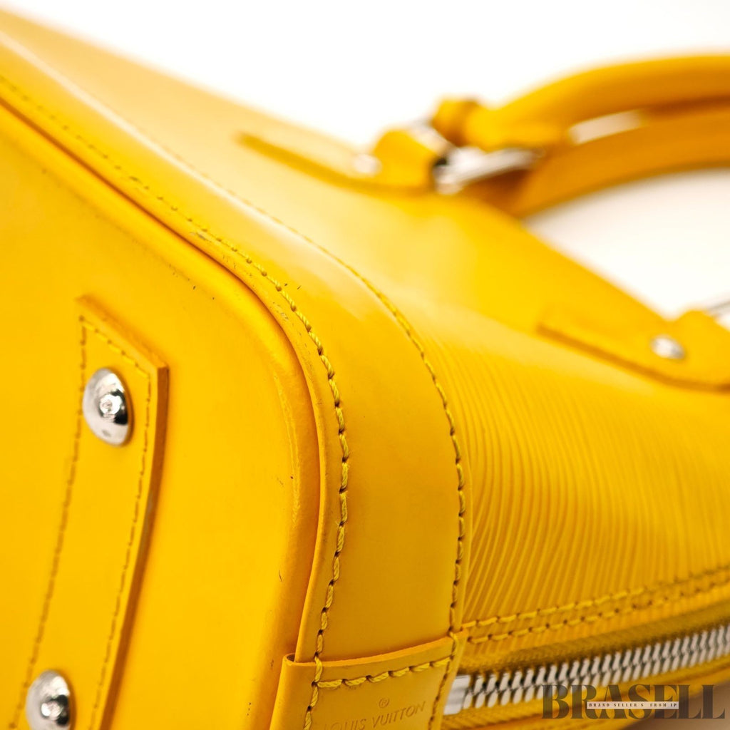 LOUIS VUITTON M40866 Epi Alma BB 2Way Citron Shoulder Bag Crossbody Handbag