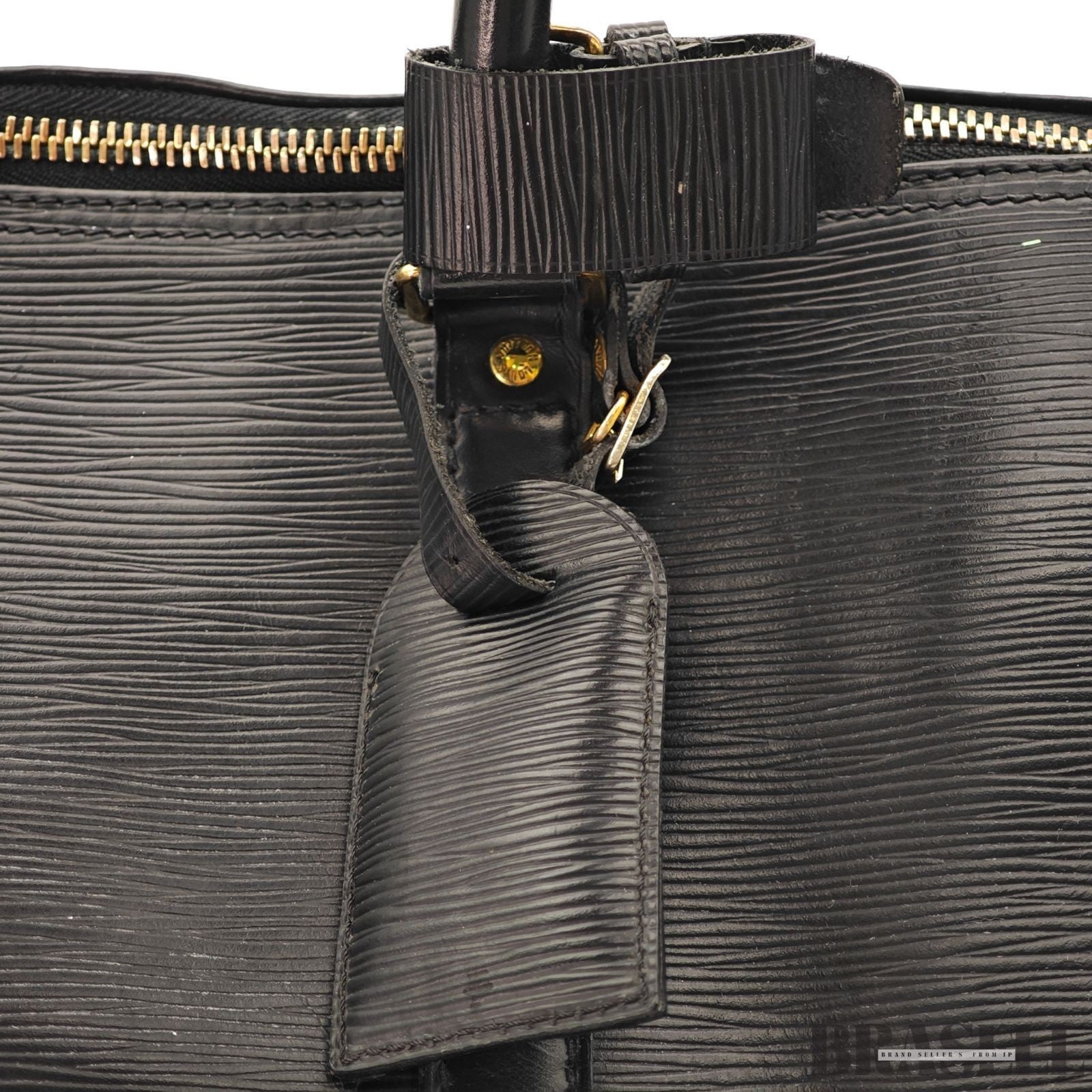 Louis Vuitton Epi Keepall 50 Black Boston Travel Bag Large Leather M42962