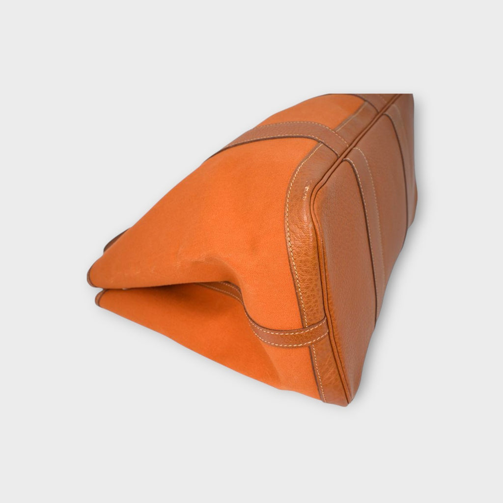 Hermès Garden Party PM 36 Toile Officier Potiron【A】
