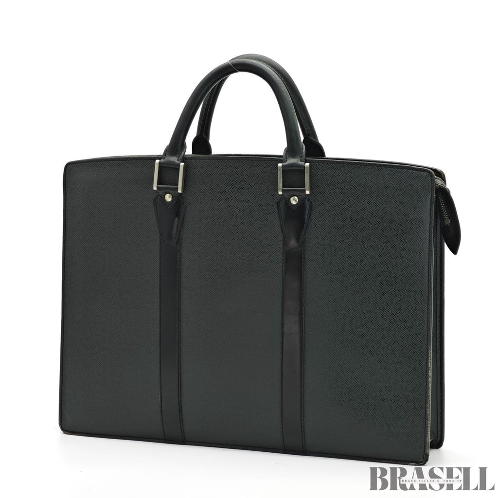 LOUIS VUITTON Taiga Porte-Documents Rosan M30052 Black Briefcase Men and Women