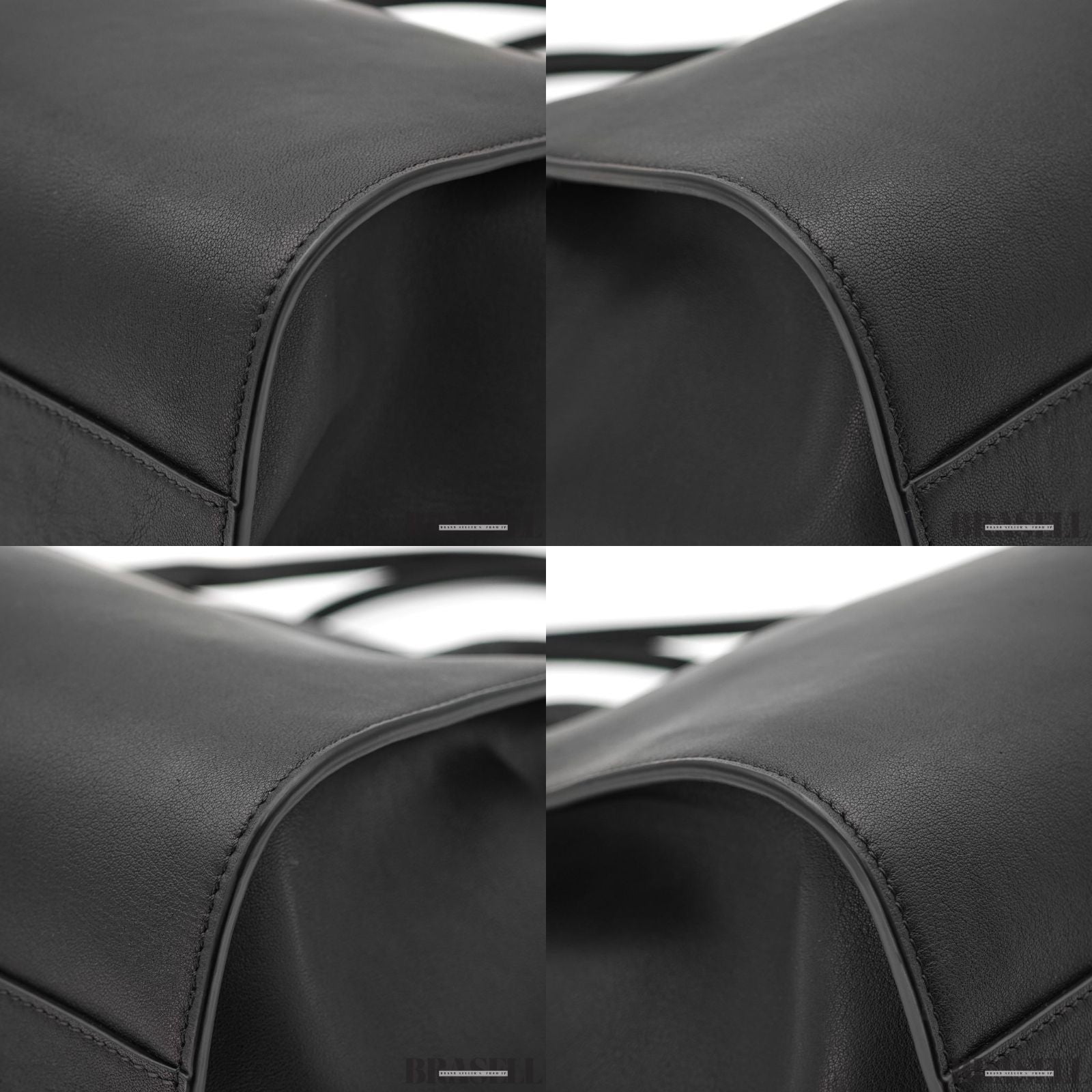 The Row Marlo 17 Leather Tote Bag Handbag Black Women's Made in Italy