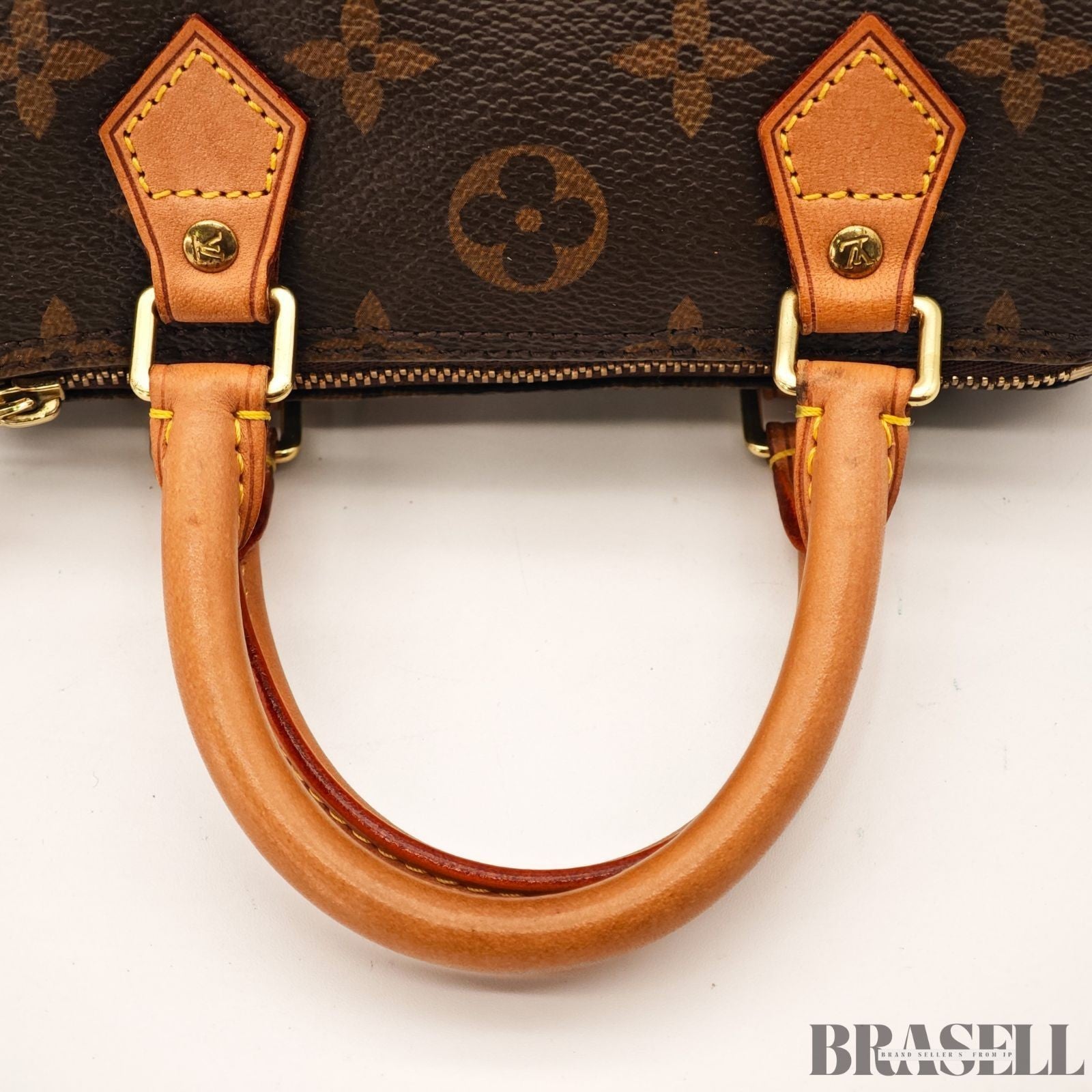 Auth Louis Vuitton Monogram Mini Speedy M41534 Hand Bag Tote Bag with Dust Bag