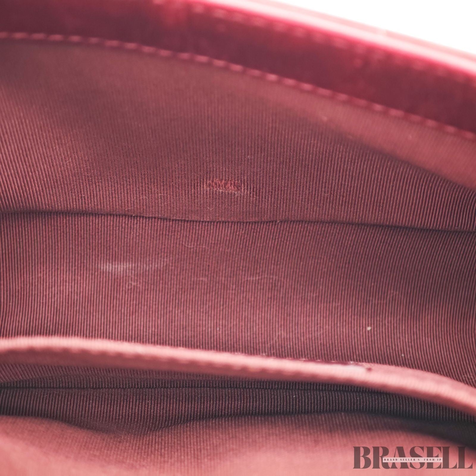 CHANEL Boy Chanel A67086 Flap Shoulder Bag Small Bordeaux Leather Women's