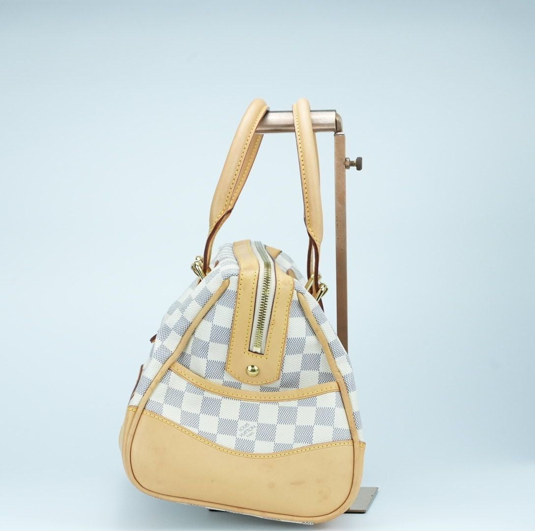 LOUIS VUITTON Berkeley N52001 Boston Bag Travel Large Capacity White