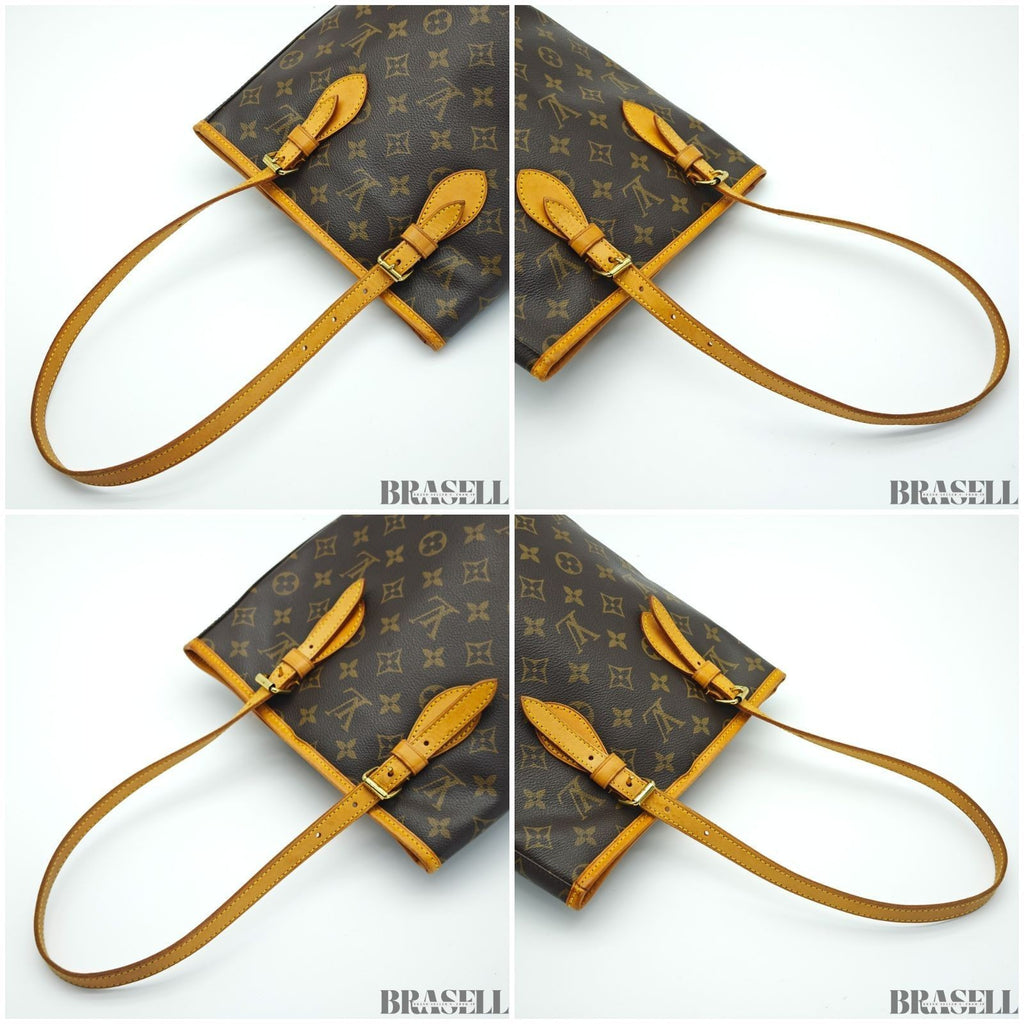LOUIS VUITTON Bucket PM M42238 Monogram Shoulder Tote Bucket Bag Brown Women’s