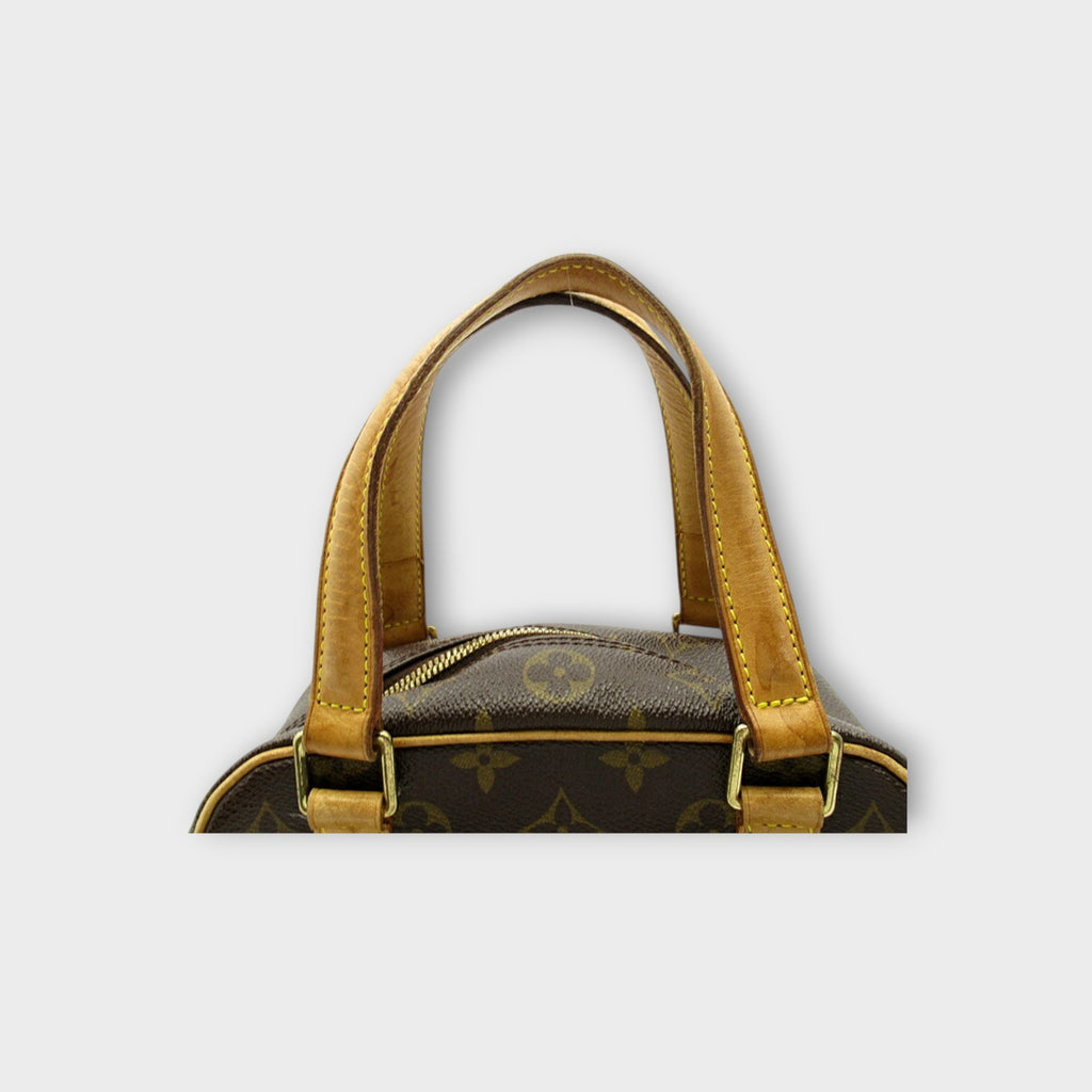 Louis Vuitton Excentri Cite M51161 Monogram Tote Bag Canvas Leather Brown【B】