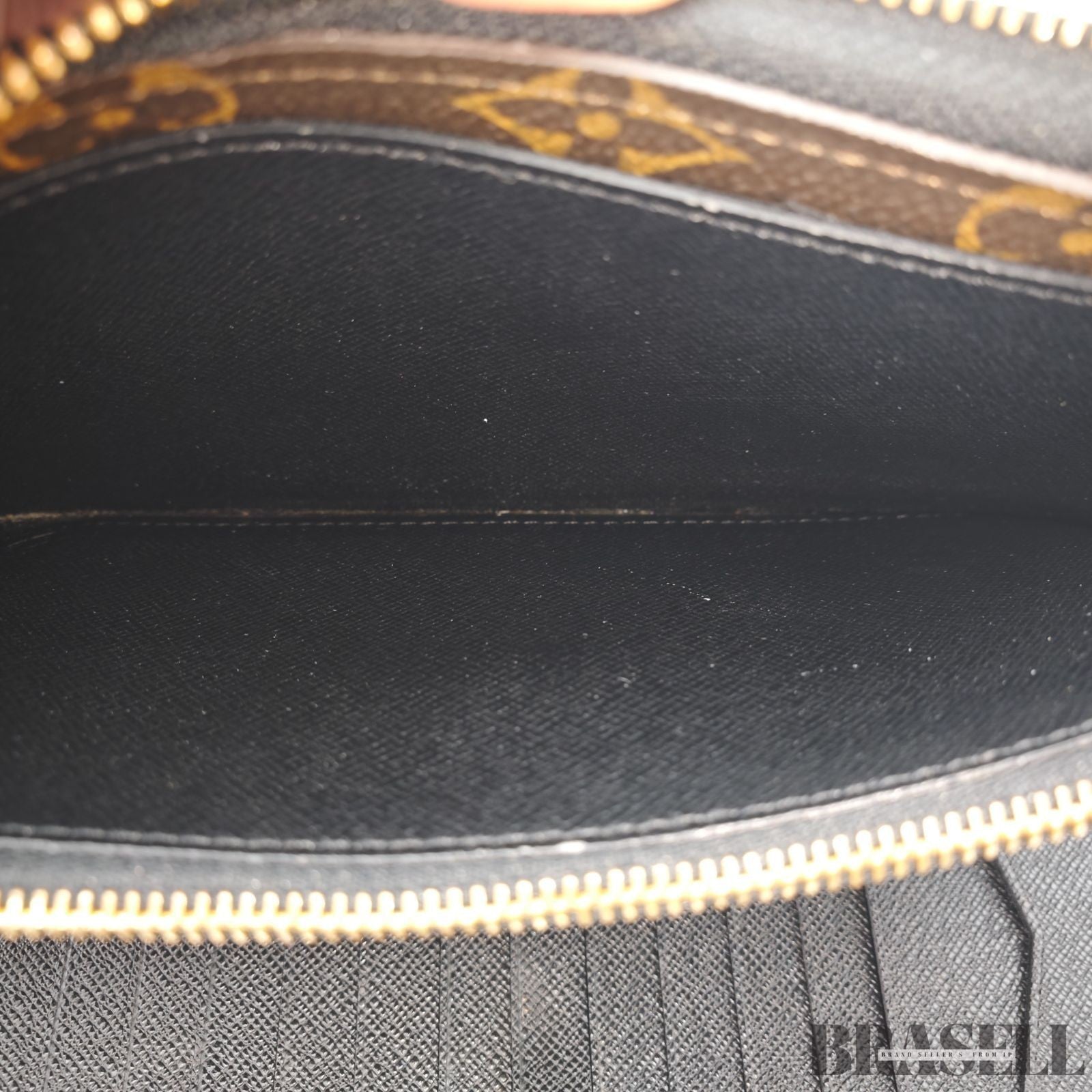 LOUIS VUITTON M60679 Monogram Daily Organizer Card Case Clutch Bag Wallet Brown