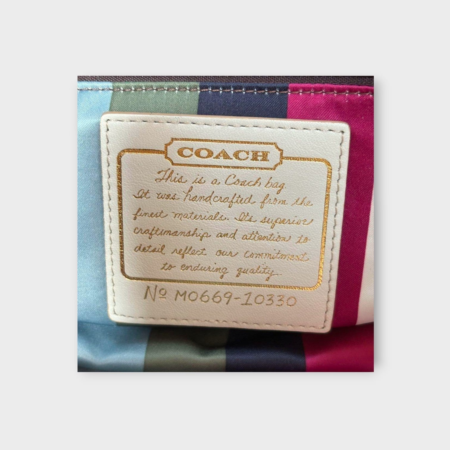 Coach Legacy 65th Turnlock Satchel Bag Handbag Brown Gold Hardware【B】