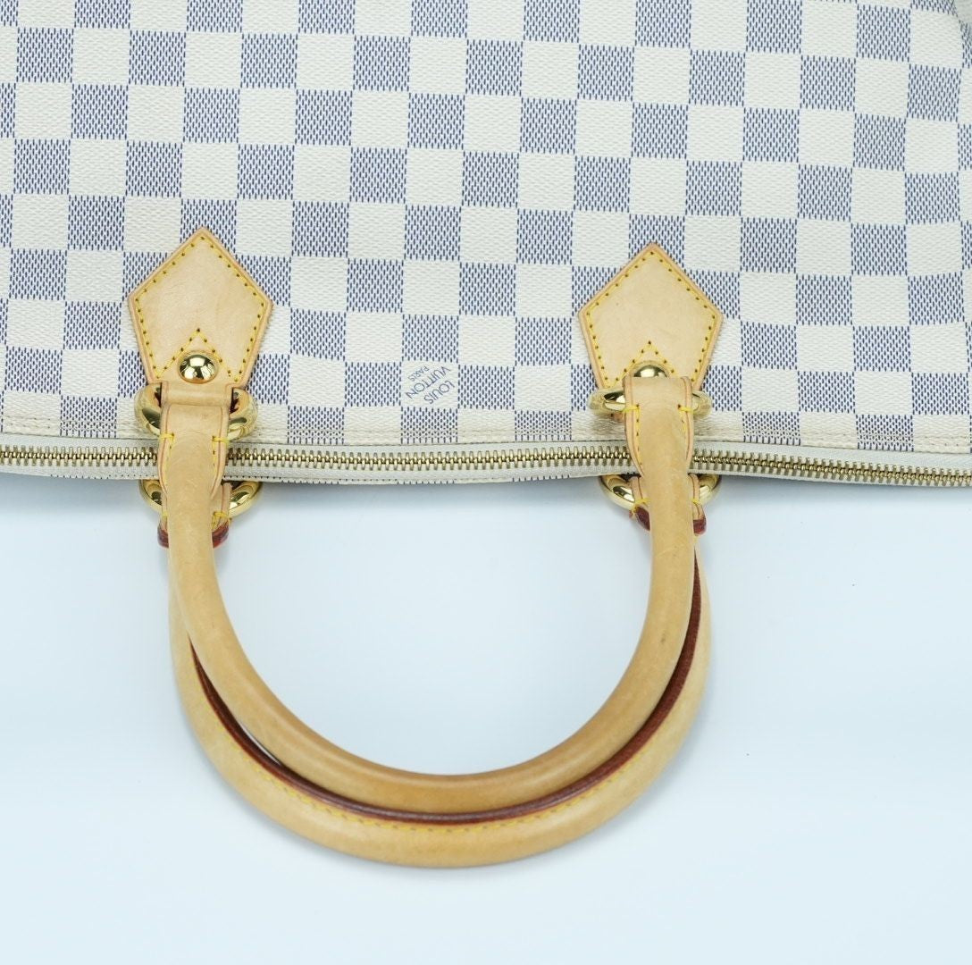 LOUIS VUITTON Damier Azur Saleya PM N51186