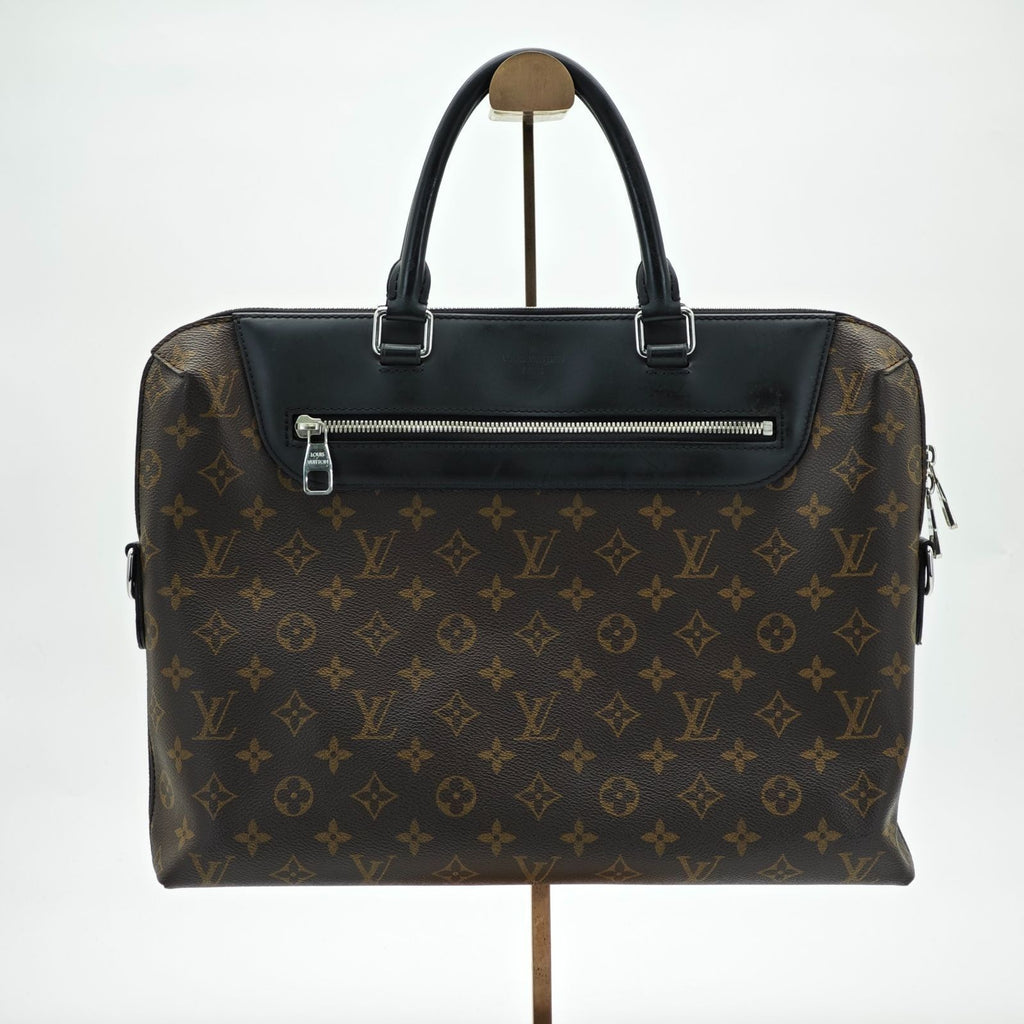 LOUIS VUITTON Monogram Macather PDJ Porte Documan Jour NM Business Bag M54019