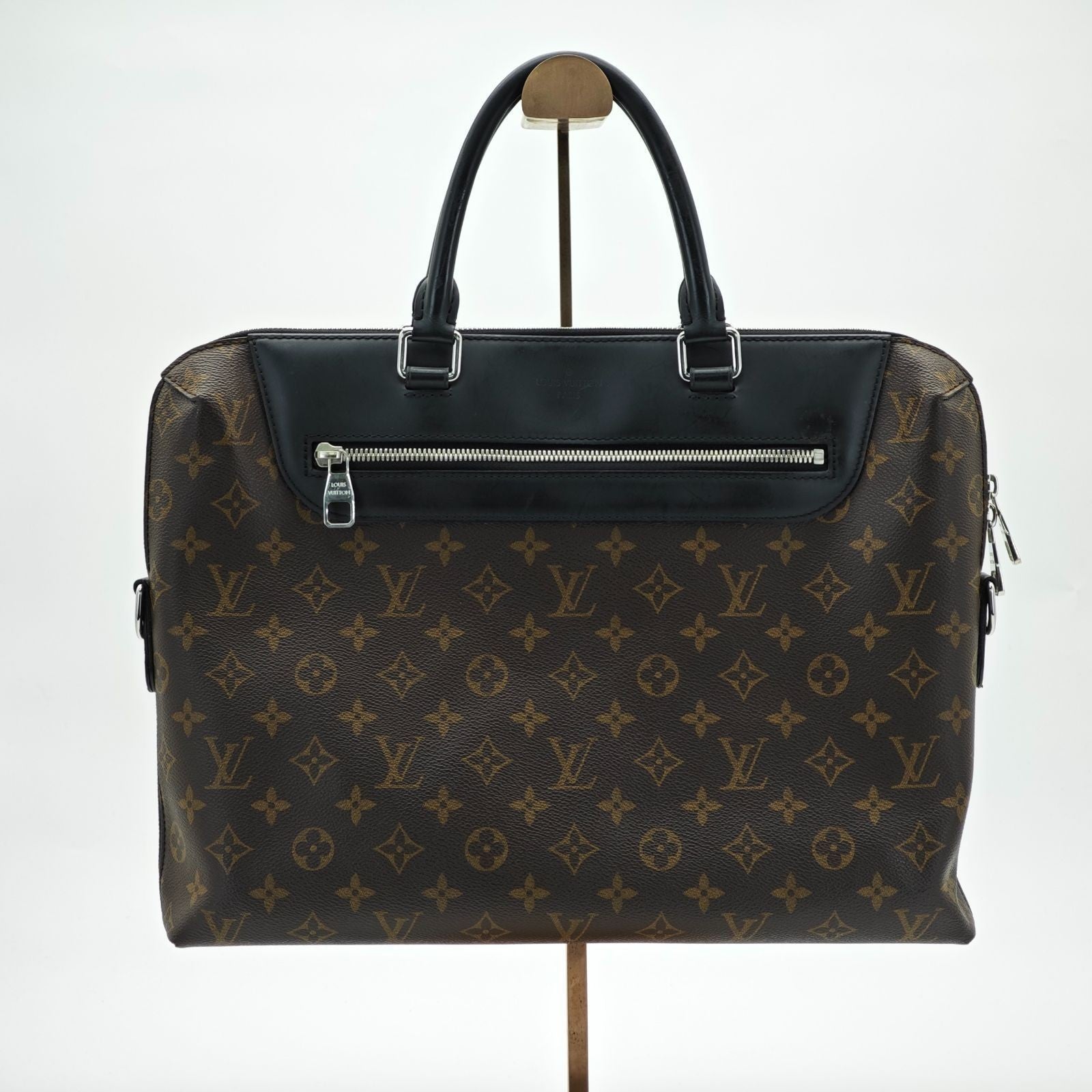 LOUIS VUITTON Monogram Macather PDJ Porte Documan Jour NM Business Bag M54019