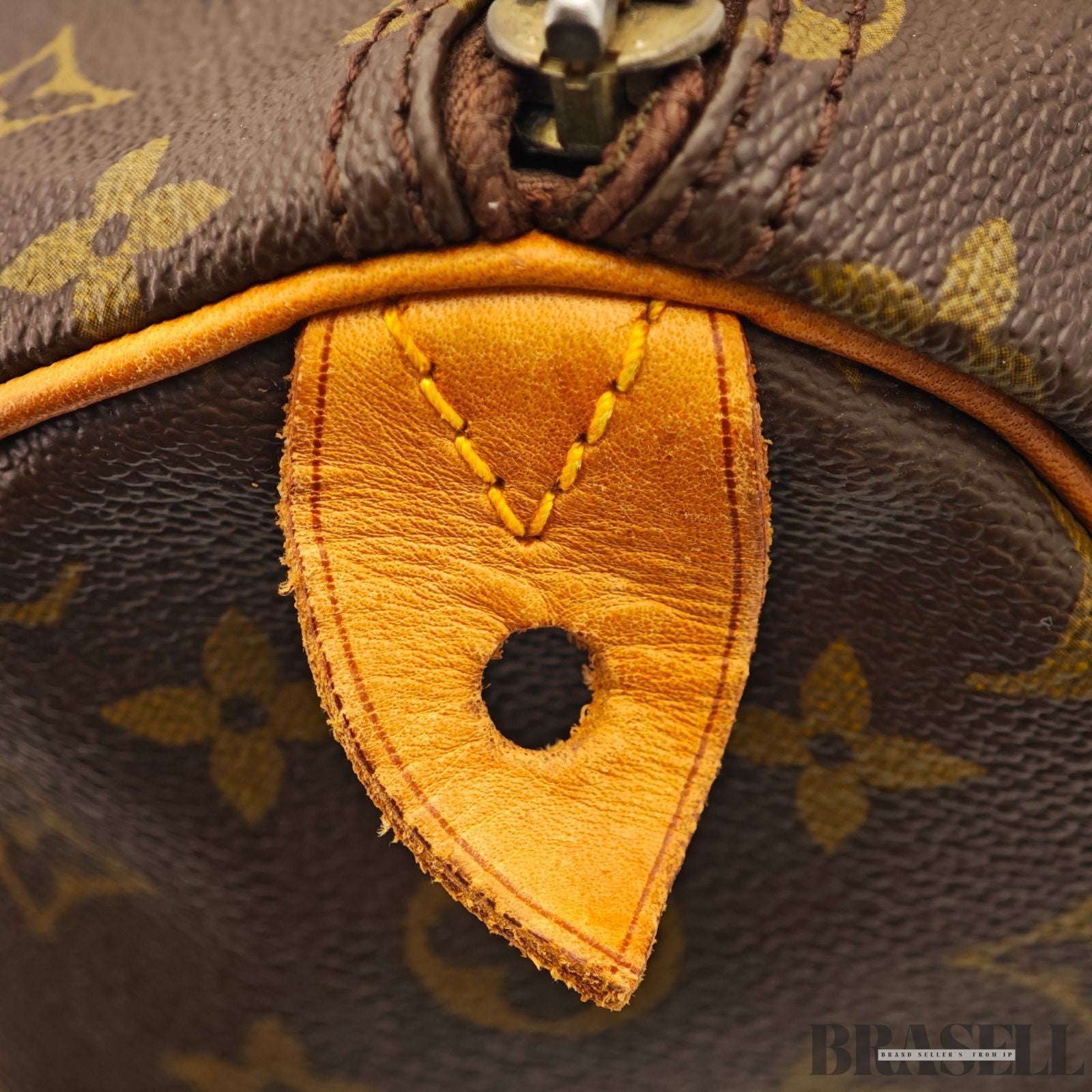 LOUIS VUITTON Speedy 35 M41524 Handbag Brown Monogram Canvas Mini Boston Bag