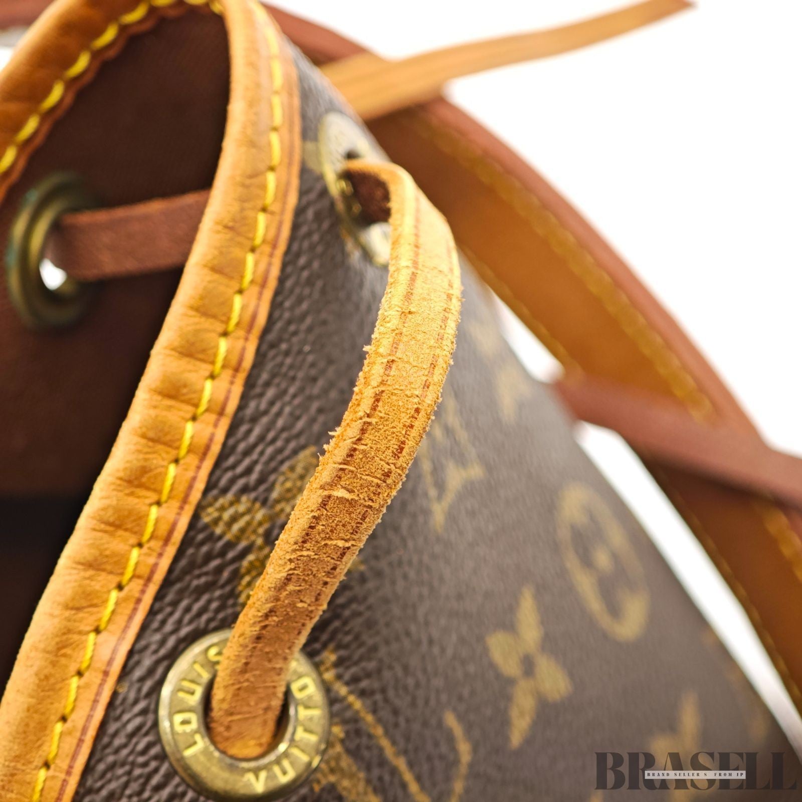 LOUIS VUITTON Petit Noe M42226 Monogram Handbag Bucket Bag Brown Women’s