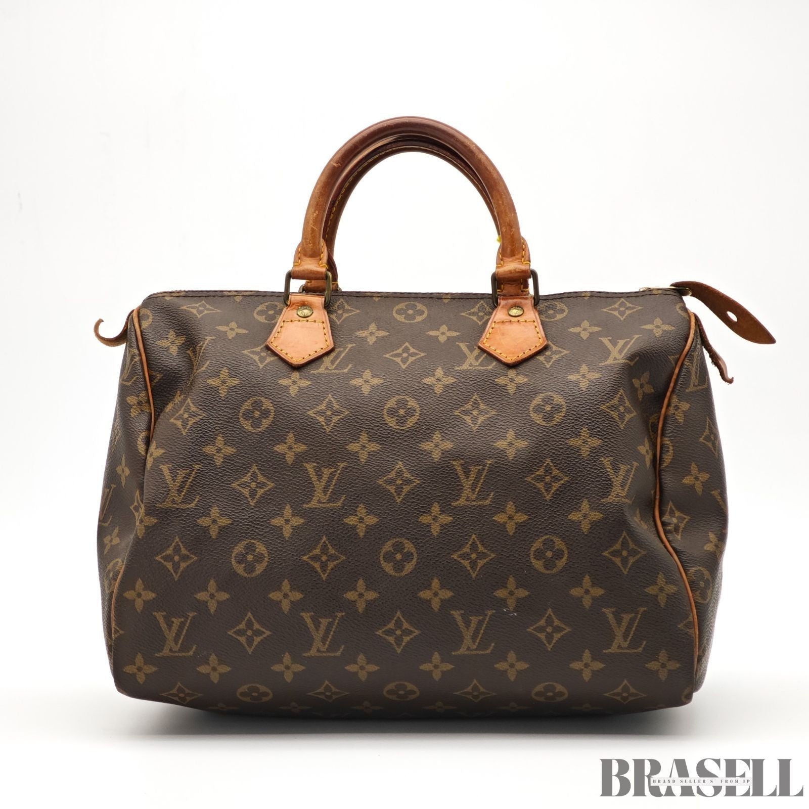 LOUIS VUITTON Monogram Speedy 30 M41526 Handbag Mini Boston Bag Brown Women