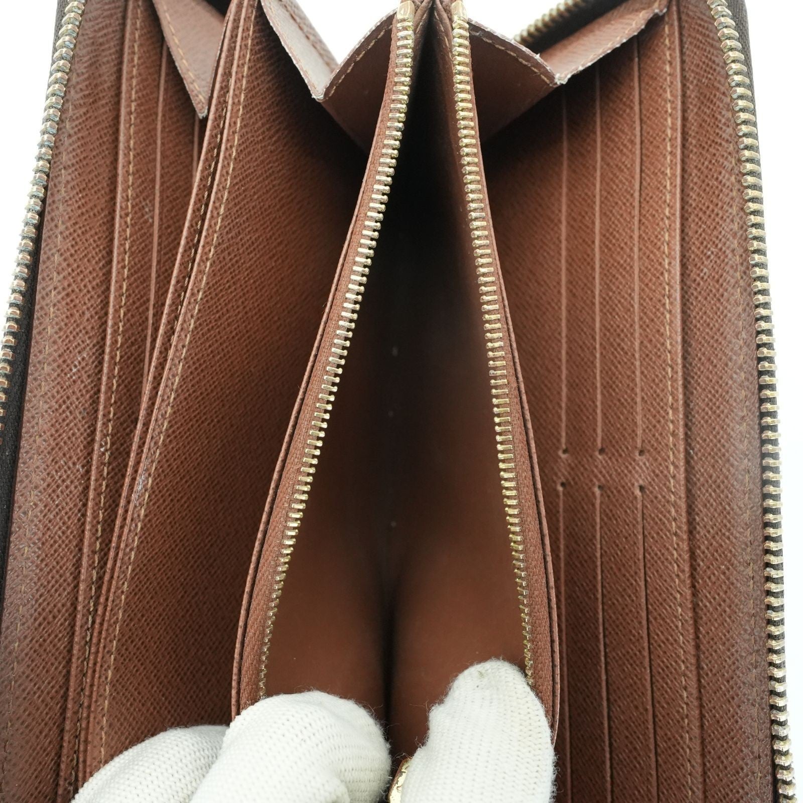 LOUIS VUITTON Zippy Wallet M41895 Long Wallet Brown