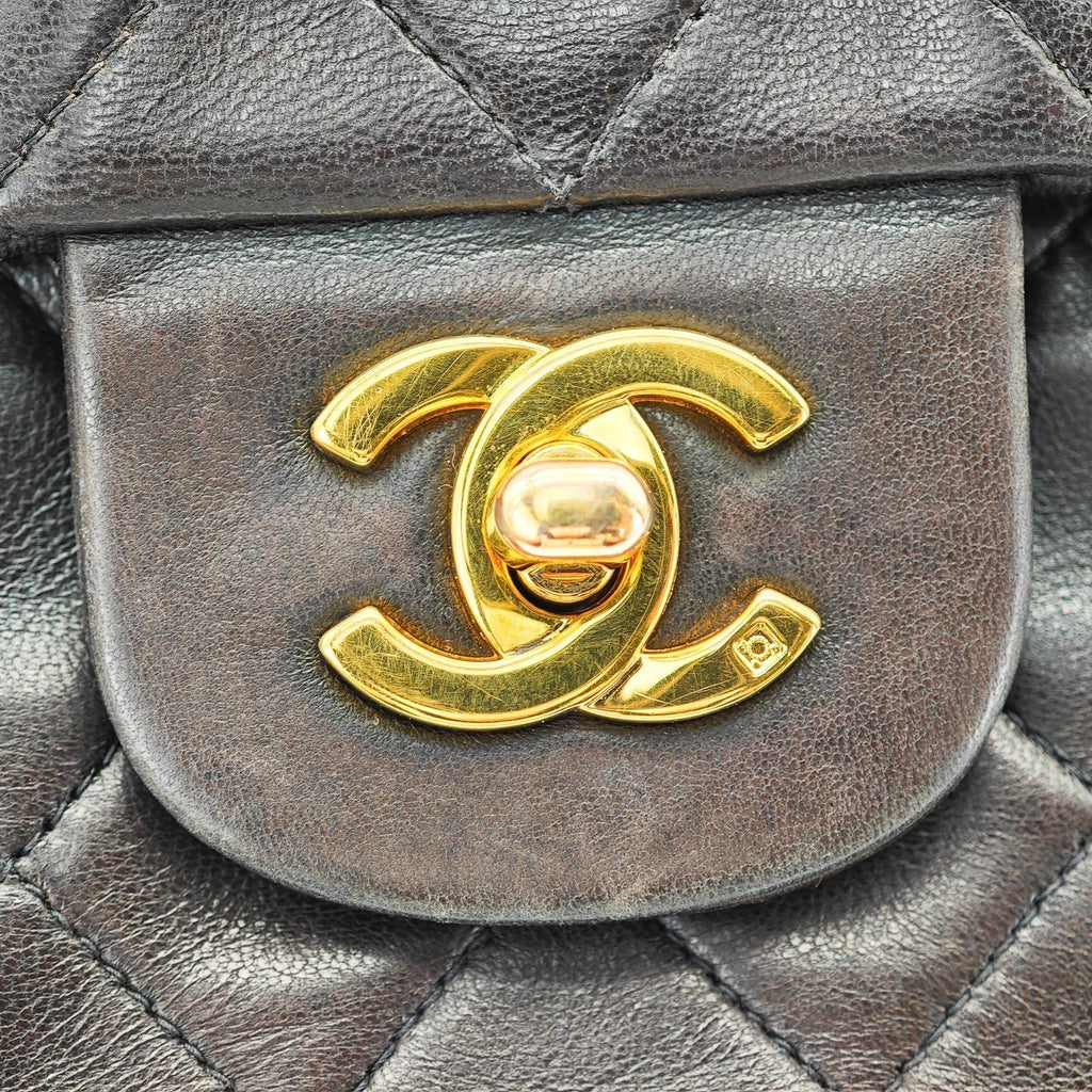 CHANEL Matelasse Chain Shoulder Bag 2way Flap Black Women's Men's