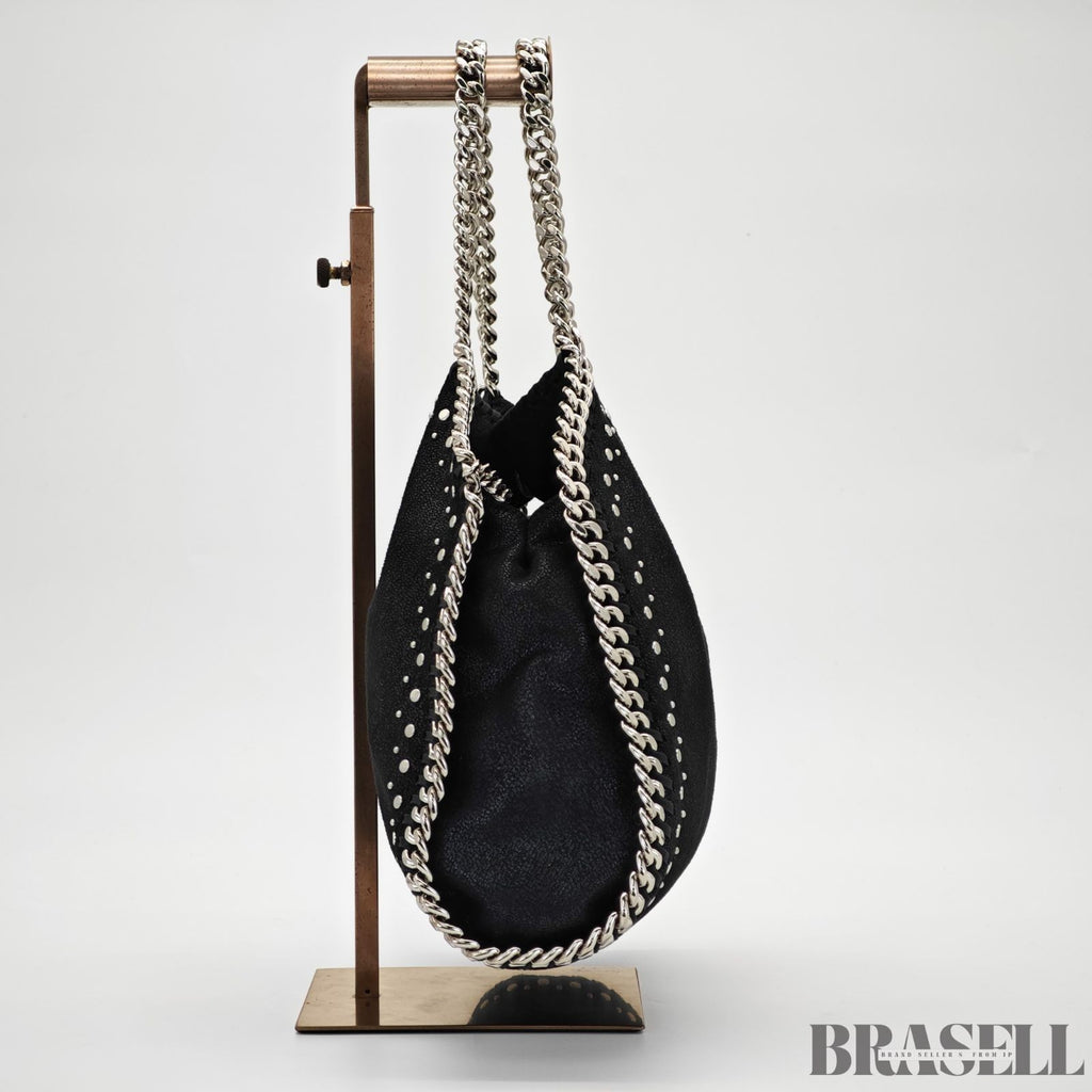 Stella McCartney Shoulder Bag/Handbag 2-Way Studs Black Women's